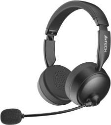 Наушники с микрофоном A4Tech BH230 черный мониторные BT оголовье (BH230 BLACK)