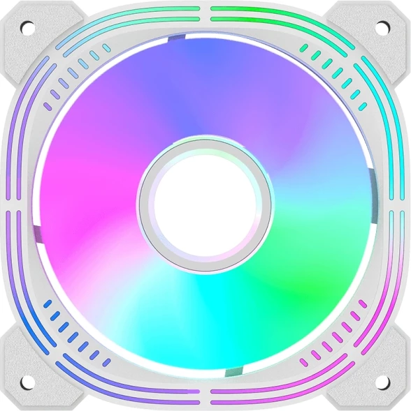 Вентилятор для корпуса Formula Nulight 12WH ARPW ARGB 120х120x25 белый 4-pin 25.34дБ Ret