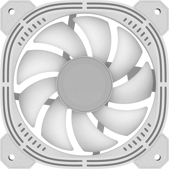 Вентилятор для корпуса Formula Nulight 12WH ARPW ARGB 120х120x25 белый 4-pin 25.34дБ Ret