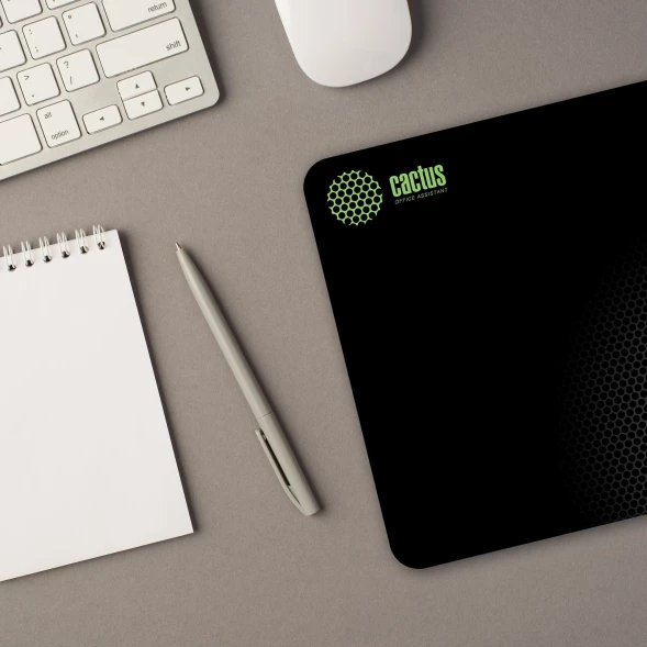 Коврик для мыши Cactus Black Mesh черный 300x250x3мм (CS-MPC-D02M)