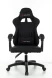 Кресло игровое Zombie Rudger черный с подголов. крестов. пластик