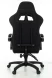 Кресло игровое Zombie Rudger черный с подголов. крестов. пластик