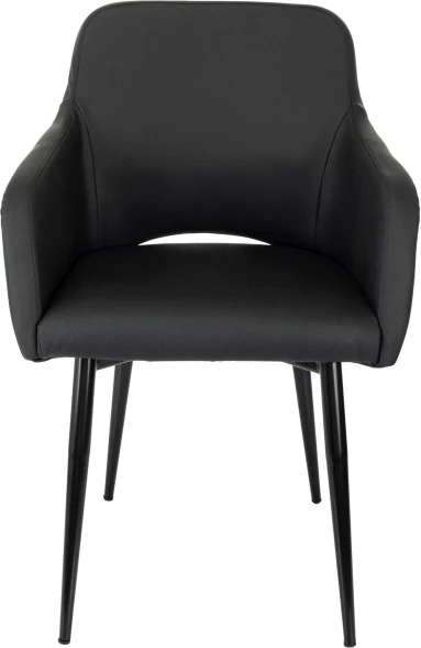 Кресло Бюрократ CH-380F черный эко.кожа на ножках металл