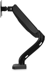 Кронштейн для мониторов ЖК Buro M1 черный 17&amp;quot;-27&amp;quot; макс.9кг крепление к столешнице поворот и наклон
