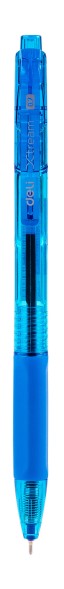 Ручка шариков. автоматическая Deli X-tream EQ21-BL синий/прозрачный d=0.7мм син. черн. резин. манжета
