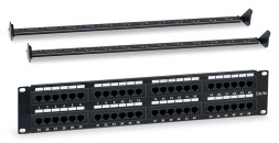 Патч-панель WRline WR-PL-48-C5E-D 19&amp;quot; 2U 48xRJ45 кат.5e