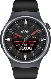 Смарт-часы Black Shark BS-W2404 (A3) 46мм 1.53&amp;quot; TFT корп.черный рем.черный разм.брасл.:150-215мм (6977541630222)
