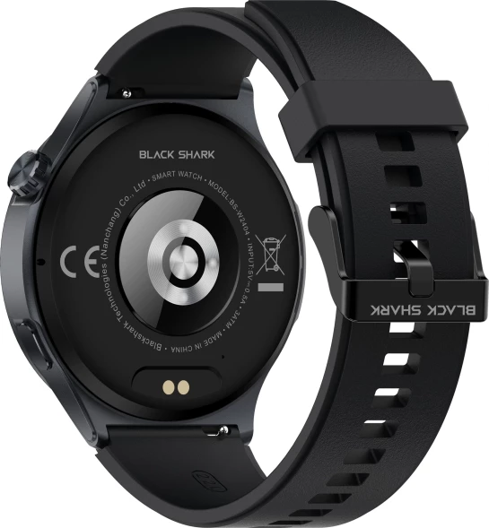 Смарт-часы Black Shark BS-W2404 (A3) 46мм 1.53&amp;quot; TFT корп.черный рем.черный разм.брасл.:150-215мм (6977541630222)