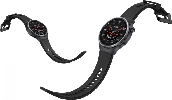 Смарт-часы Black Shark BS-W2404 (A3) 46мм 1.53&amp;quot; TFT корп.черный рем.черный разм.брасл.:150-215мм (6977541630222)