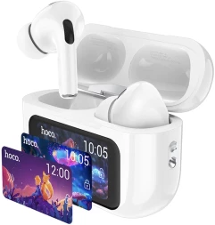 Гарнитура вкладыши Hoco EW72 белый беспроводные bluetooth в ушной раковине (51004)