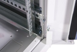 Шкаф коммутационный ЦМО (ШТК-Э-24.6.8-13АА) напольный 24U 600x800мм пер.дв.стекл металл 2 бок.пан. 540кг серый 59кг 180град. 1187мм IP20