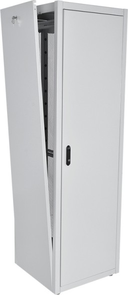 Шкаф коммутационный ЦМО (ШТК-Э-42.8.8-44АА) напольный 42U 800x800мм пер.дв.перфор. задн.дв.перфор. 2 бок.пан. направл.под закл.гайки 710кг серый 715мм 105кг 180град. 1987мм IP20 сталь