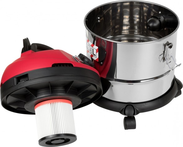 Строительный пылесос Зубр ПУ-20-1400 М3 1400Вт (уборка: сухая/влажная) серый