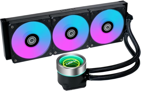 Система водяного охлаждения Lian-Li Galahad II Trinity 360 ARGB Soc-AM5/AM4/1200/1700/1851 черный30dB Al+Cu 280W Ret (G89.GA2T36B.00)