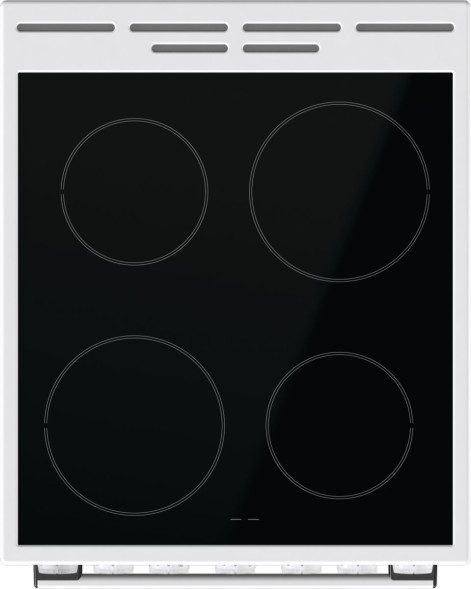 Плита Электрическая Gorenje GEC5B41WG белый стеклокерамика (без крышки)