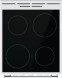Плита Электрическая Gorenje GEC5B41WG белый стеклокерамика (без крышки)