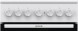 Плита Электрическая Gorenje GEC5B41WG белый стеклокерамика (без крышки)