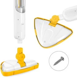 Швабра паровая Kitfort КТ-1048-1 1300Вт белый/желтый