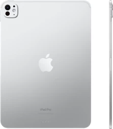 Планшет Apple iPad Pro 2024 A2836 M4 9C RAM8Gb ROM256Gb 11&amp;quot; OLED 2420x1668 iOS серебристый 12Mpix 12Mpix BT WiFi 10hr
