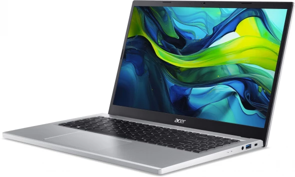 Ноутбук Acer Aspire Go AG15-32P-394D Core 3 N355 16Gb SSD512Gb Intel Graphics 15.6&amp;quot; TN FHD (1920x1080) без ОС silver WiFi BT Cam (NX.J8XCD.004)
