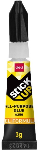 Клей универсальный Deli Stick up EA250 3гр прозрачный блистер