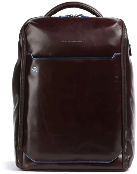 Рюкзак мужской Piquadro Blue Square CA6593B2/MO красное дерево натур.кожа