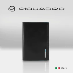 Обложка для документов Piquadro Blue Square PP5256B2/N черный натур.кожа