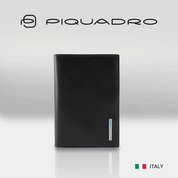 Обложка для документов Piquadro Blue Square PP5256B2/N черный натур.кожа