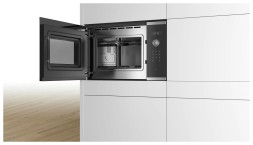 Микроволновая печь Bosch BFL554MS0 25л. 900Вт нержавеющая сталь/черный (встраиваемая)