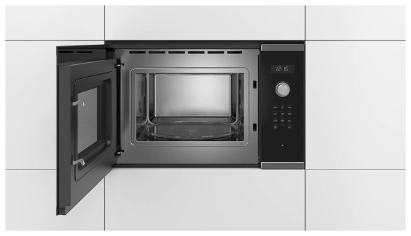 Микроволновая печь Bosch BFL554MS0 25л. 900Вт нержавеющая сталь/черный (встраиваемая)