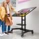 Стойка для телевизора Onkron TS1380 черный 50&amp;quot;-83&amp;quot; макс.70кг напольный мобильный