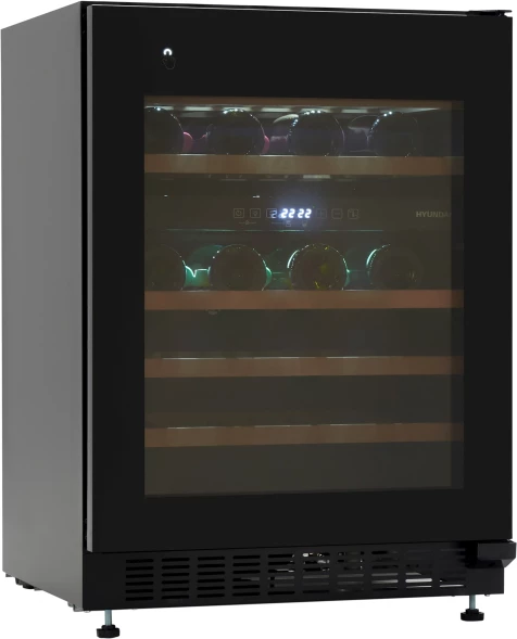 Винный шкаф Hyundai HBWC 0862 DUT 1-нокамерн. черный