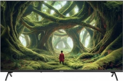 Телевизор LED Sber 43" SDX-43U5500DBA Салют ТВ Frameless черный 4K Ultra HD 60Hz DVB-T DVB-T2 DVB-C DVB-S DVB-S2 USB WiFi Smart TV (RUS)