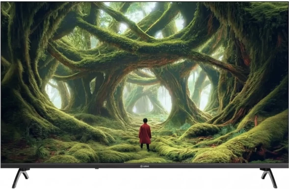 Телевизор LED Sber 43&amp;quot; SDX-43U5500DBA Салют ТВ Frameless черный 4K Ultra HD 60Hz DVB-T DVB-T2 DVB-C DVB-S DVB-S2 USB WiFi Smart TV (RUS)