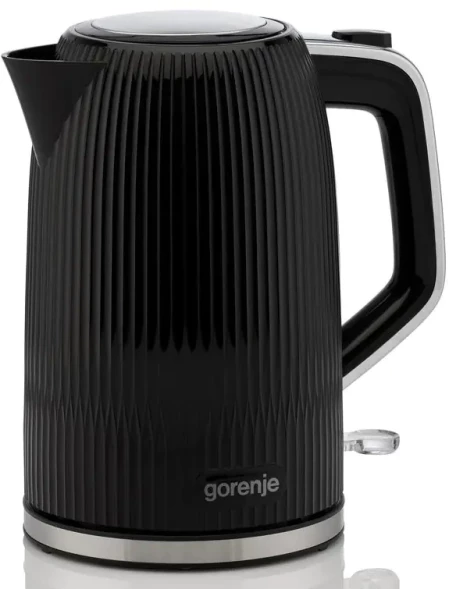 Чайник электрический Gorenje K17DPB 1.7л. 2200Вт черный/серебристый корпус: пластик/металл