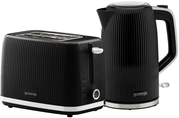 Чайник электрический Gorenje K17DPB 1.7л. 2200Вт черный/серебристый корпус: пластик/металл