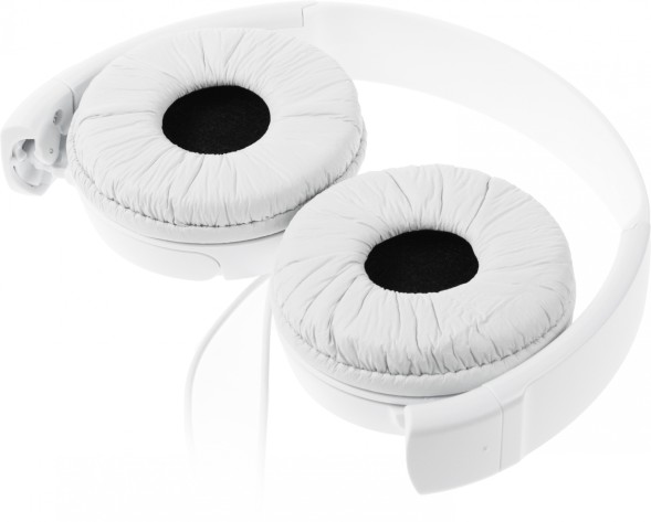 Гарнитура накладные Sony MDR-ZX110AP 1.2м белый проводные оголовье