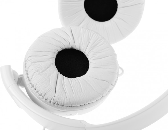 Гарнитура накладные Sony MDR-ZX110AP 1.2м белый проводные оголовье