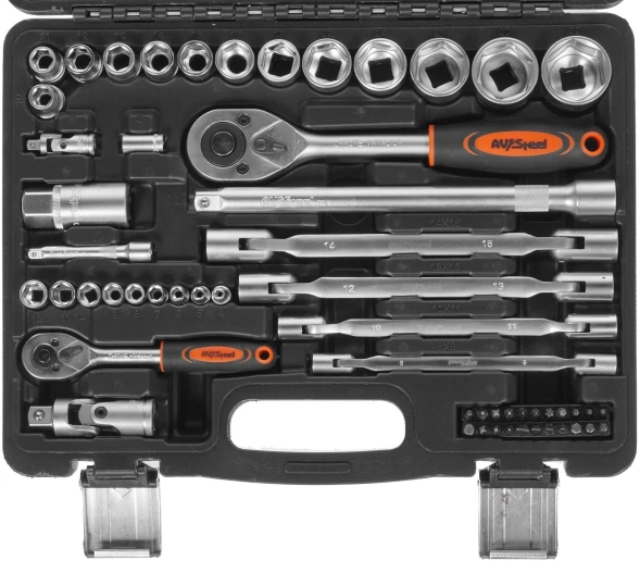 Набор инструментов Av Steel AV-011076 76 предметов (жесткий кейс)