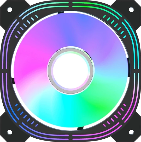 Вентилятор для корпуса Formula Nulight 12BK ARPW ARGB 120х120x25 черный 4-pin 25.34дБ Ret