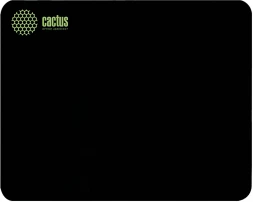 Коврик для мыши Cactus Black черный 300x250x2мм (CS-MPC-P01M)
