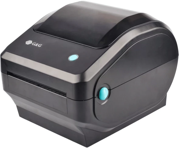 Термопринтер G&amp;amp;G GG-D410 203dpi 152мм/с/USB для печ.накл. черный