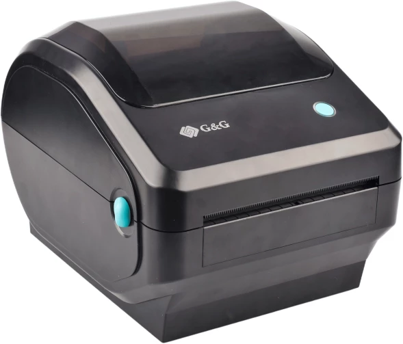 Термопринтер G&amp;amp;G GG-D410 203dpi 152мм/с/USB для печ.накл. черный