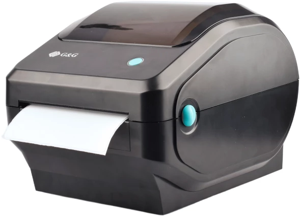 Термопринтер G&amp;amp;G GG-D410 203dpi 152мм/с/USB для печ.накл. черный
