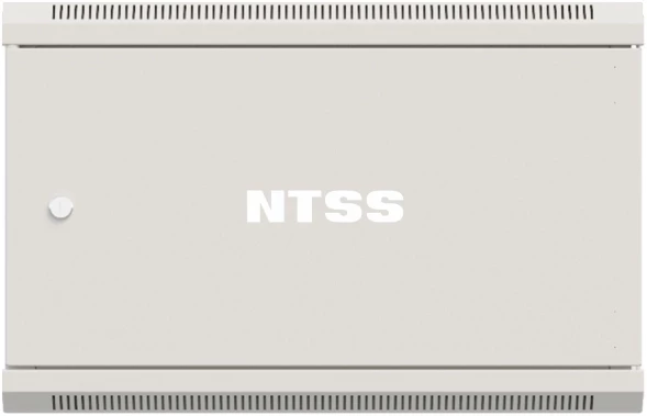 Шкаф коммутационный NTSS Премиум (NTSS-W9U6060FD) настенный 9U 570x600мм пер.дв.металл 60кг серый 500мм 22кг 220град. 500мм IP20 сталь