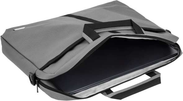 Сумка для ноутбука 17.3&amp;quot; Digma W-210 серый/черный полиэстер (W210GBK)