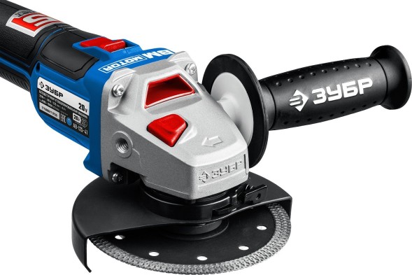 Углошлифовальная машина Зубр AB-125-41 1200Вт 10000об/мин рез.шпин.:M14 d=125мм