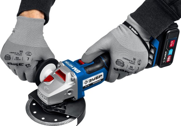 Углошлифовальная машина Зубр AB-125-41 1200Вт 10000об/мин рез.шпин.:M14 d=125мм