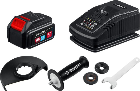 Углошлифовальная машина Зубр AB-125-41 1200Вт 10000об/мин рез.шпин.:M14 d=125мм