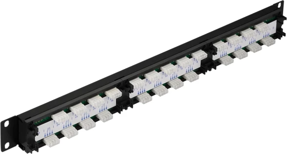 Патч-панель Lanmaster TWT-PPI25TEL11 19&amp;quot; 1U 25xRJ-11 кат.3